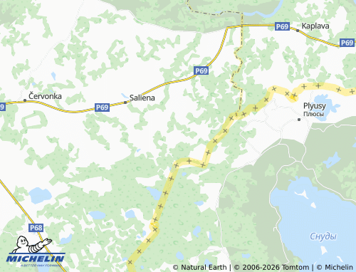 Mapa MICHELIN Stašališki - ViaMichelin
