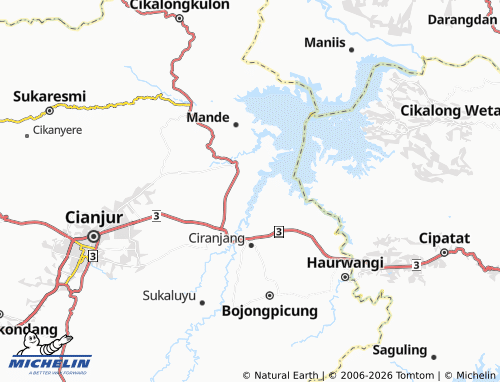 Carte MICHELIN Sindangraja - ViaMichelin
