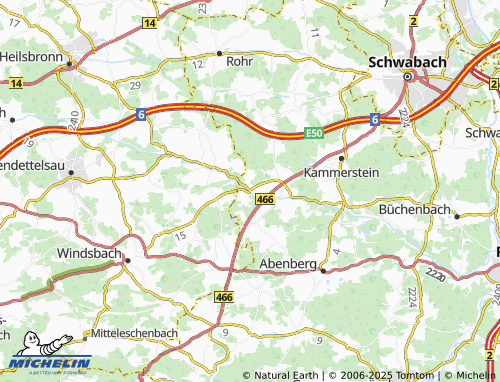 MICHELIN-Landkarte Rudelsdorf - ViaMichelin