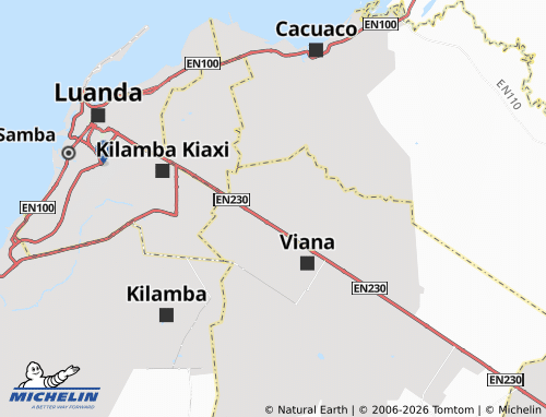 MICHELIN Mulemvos map - ViaMichelin