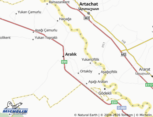 MICHELIN Aras map - ViaMichelin