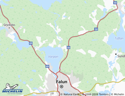 Mappa MICHELIN Österå - ViaMichelin