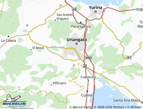 Mappa MICHELIN Valles del Sur - ViaMichelin