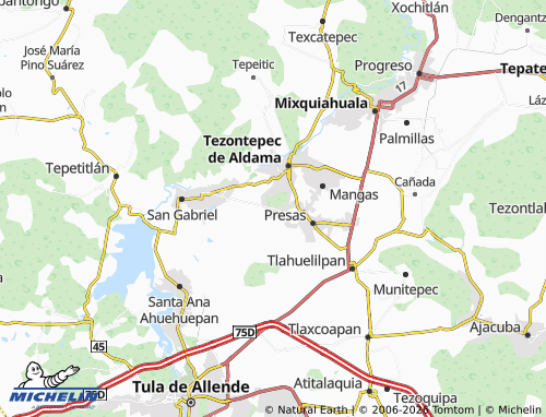 MICHELIN-Landkarte Huitel - ViaMichelin
