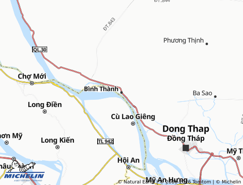 MICHELIN Bình Thành map - ViaMichelin
