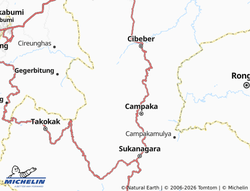 Carte MICHELIN Sukadana - ViaMichelin