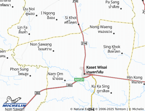 MICHELIN Lao Luang map - ViaMichelin