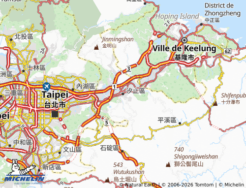 Mappa MICHELIN xi zhi qu - ViaMichelin
