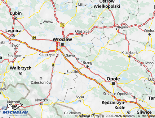 Carte MICHELIN Oławski - ViaMichelin
