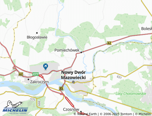 MICHELIN Stanisławowo map - ViaMichelin