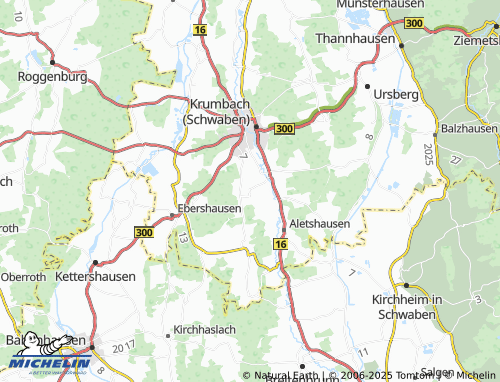 MICHELIN Hohenraunau map - ViaMichelin