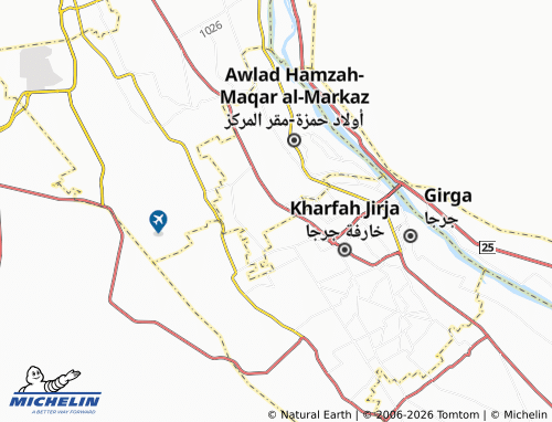 Mappa MICHELIN al-Masa'eed - ViaMichelin