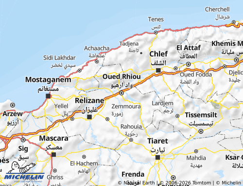 Mappa MICHELIN Wad Irhyou - ViaMichelin