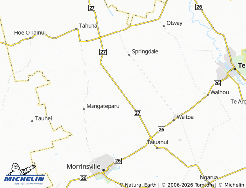 Mapa MICHELIN Te Puninga - ViaMichelin