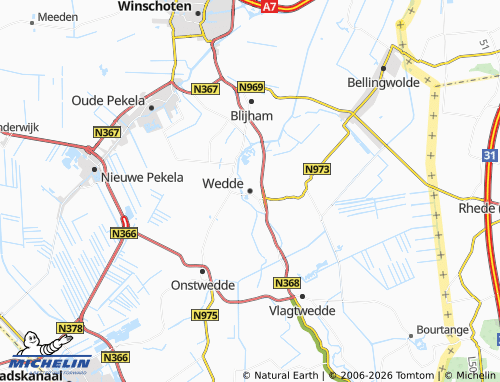 Carte MICHELIN Wedde - ViaMichelin
