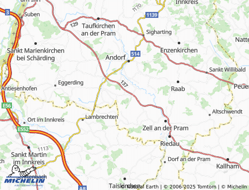 MICHELIN Matzing map - ViaMichelin