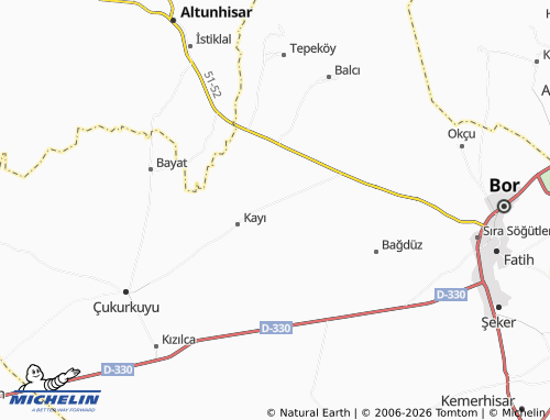 MICHELIN Gölcük Mahallesi map - ViaMichelin