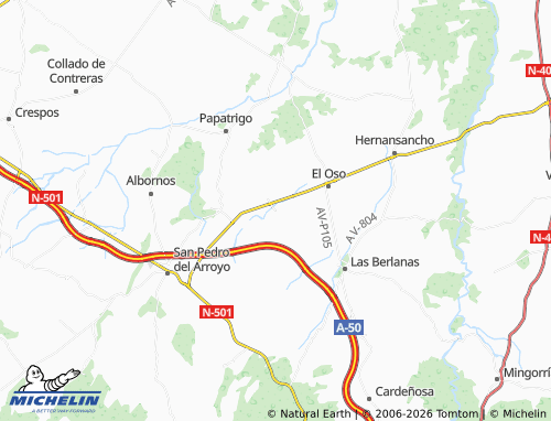 MICHELIN Riocabado map - ViaMichelin