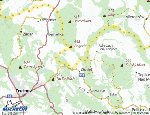 MICHELIN Okrzeszyn map - ViaMichelin