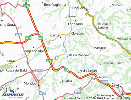 Mappa MICHELIN L'Isola - ViaMichelin