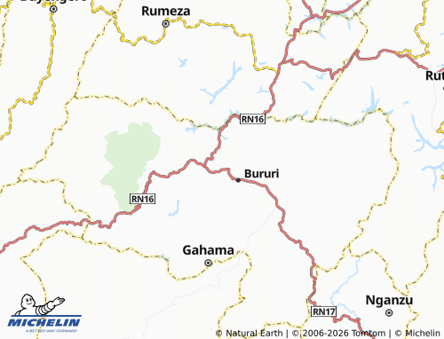 MICHELIN Kiremba map - ViaMichelin