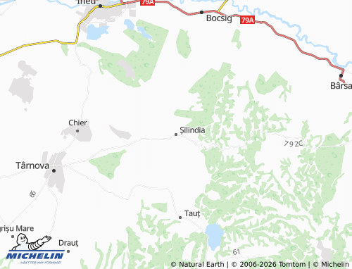 Mappa MICHELIN Șilindia - ViaMichelin