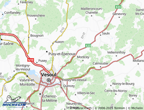 MICHELIN-Landkarte Colombier - ViaMichelin