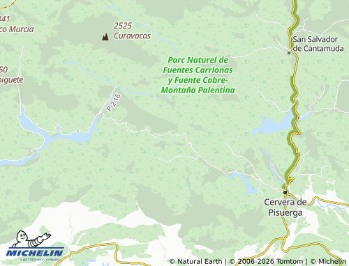 MICHELIN Santibáñez de Resoba map - ViaMichelin