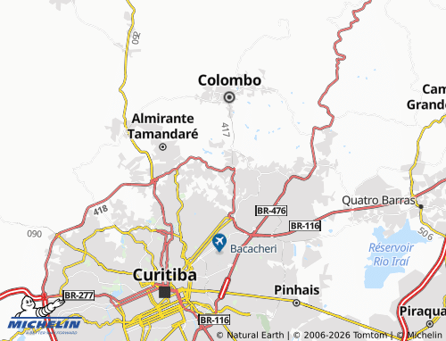 Mapa MICHELIN Roça Grande - ViaMichelin