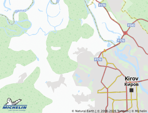 MICHELIN-Landkarte Borovyye - ViaMichelin