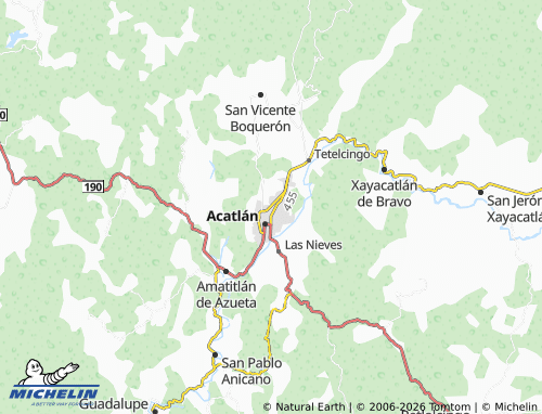 MICHELIN San Miguel map - ViaMichelin