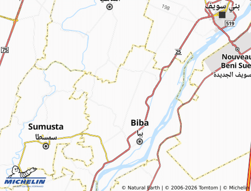 Mapa MICHELIN Nazlat al-Shareef - ViaMichelin