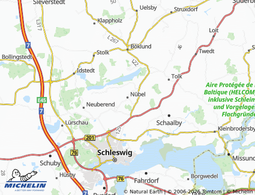 MICHELIN Nübel map - ViaMichelin