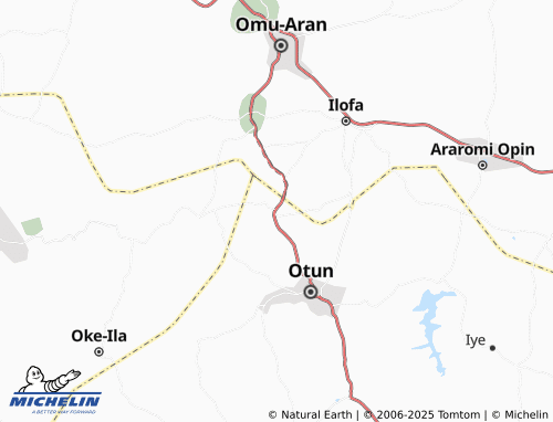 MICHELIN Ekan-Meje map - ViaMichelin