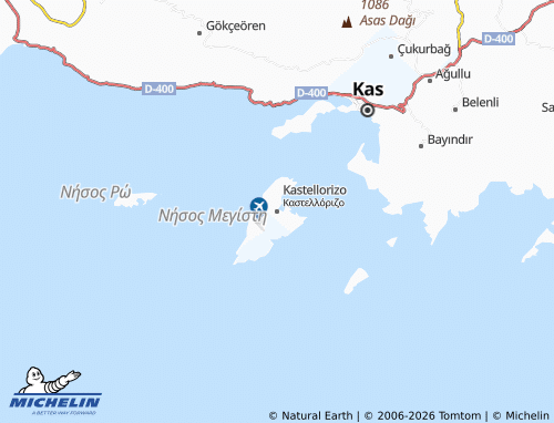 Carte MICHELIN Kastellorizo - ViaMichelin
