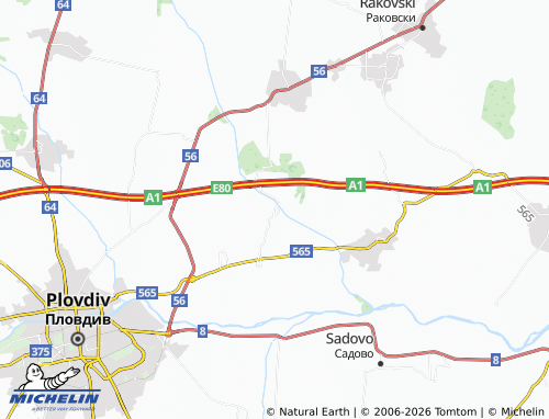 Mapa MICHELIN Trilistnik - ViaMichelin