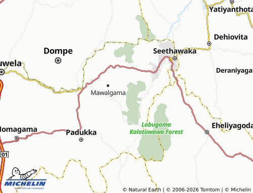Mappa MICHELIN Lahirugama - ViaMichelin