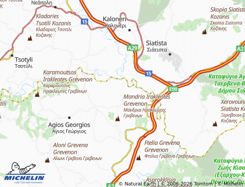 MICHELIN Polydendro map - ViaMichelin