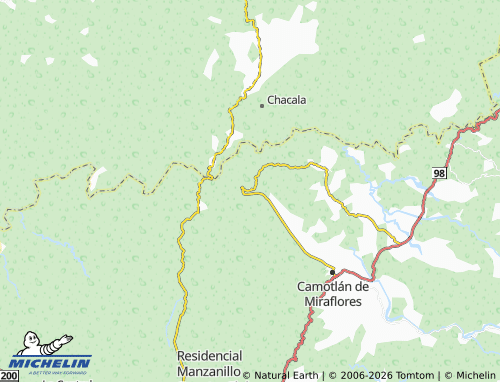 Mapa MICHELIN El Huizcolote - ViaMichelin