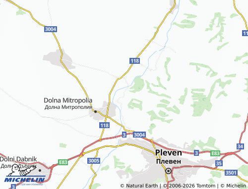 MICHELIN Bivolare map - ViaMichelin