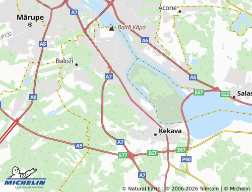 Mapa MICHELIN Krogsils - ViaMichelin
