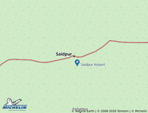 Mapa MICHELIN Saidpur - ViaMichelin