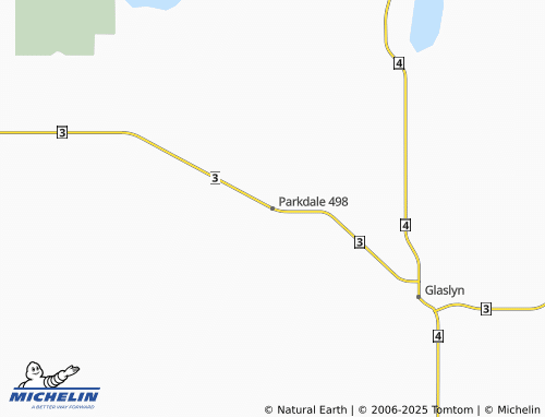 MICHELIN-Landkarte Parkdale 498 - ViaMichelin