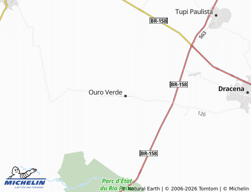 Mapa MICHELIN Ouro Verde - ViaMichelin
