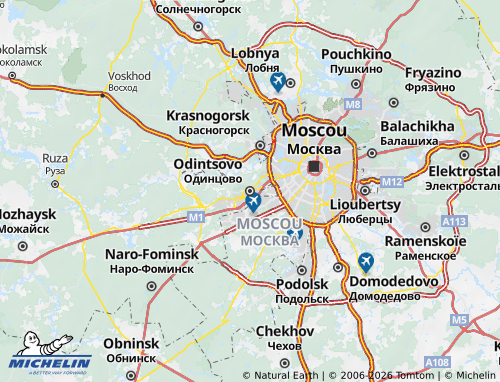 Carte MICHELIN Odintsovo - ViaMichelin