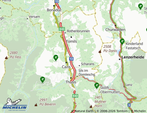 Mapa MICHELIN Pratval - ViaMichelin