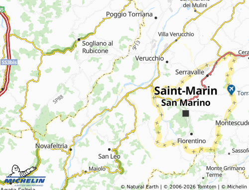 Kaart MICHELIN Libiano - ViaMichelin