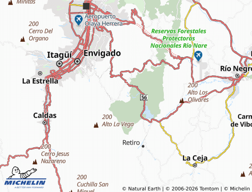 Carte MICHELIN Carrizales - ViaMichelin