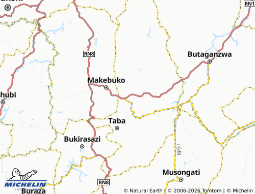 MICHELIN Mujejuru map - ViaMichelin