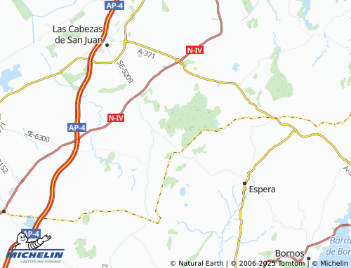Carte MICHELIN Cerros de Lobo - ViaMichelin